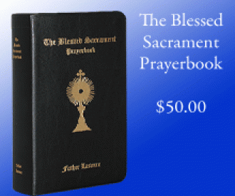 blessed sacrament prayerbook