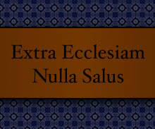 Extra ecclesiam nulla salus